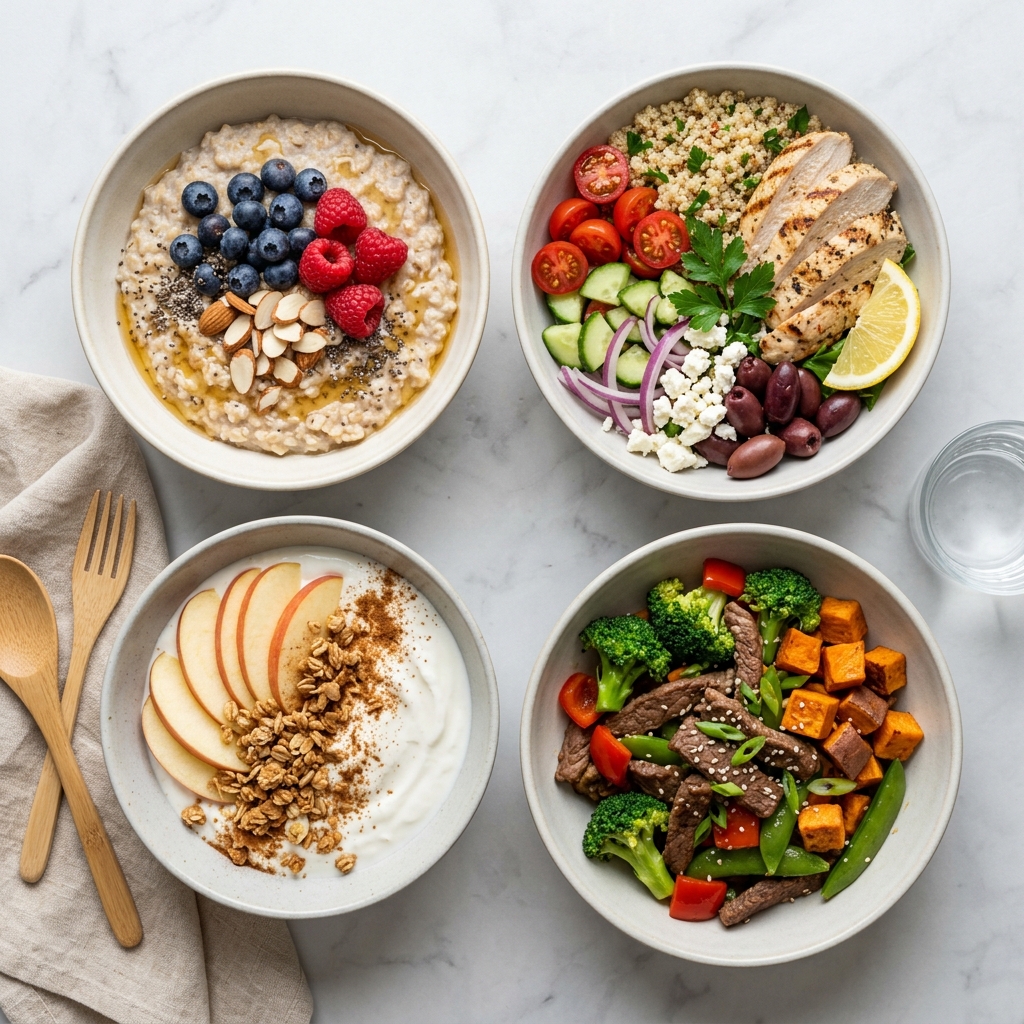 What Should I Eat? A Healthy, Balanced 2,000-Calorie Day