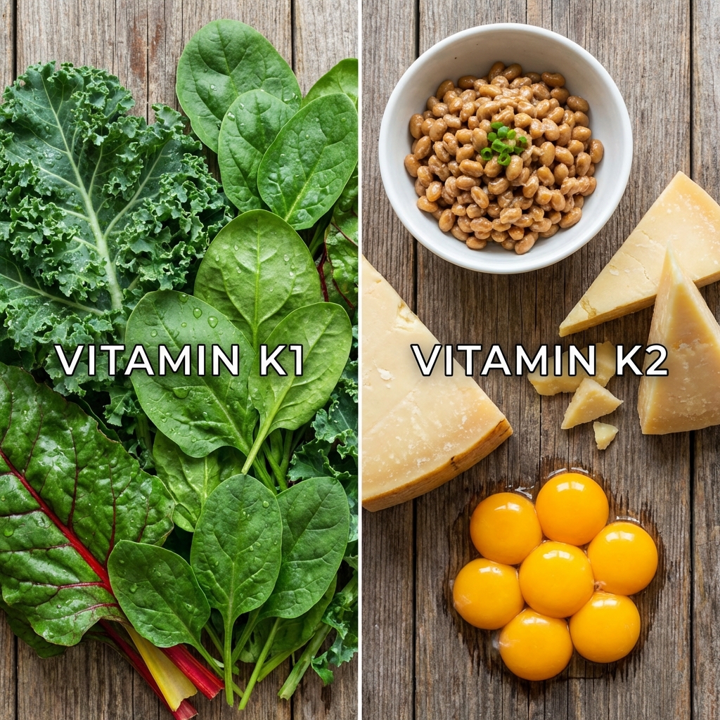 Vitamin K1 vs K2: Why You Need Both and Where to Find Them
